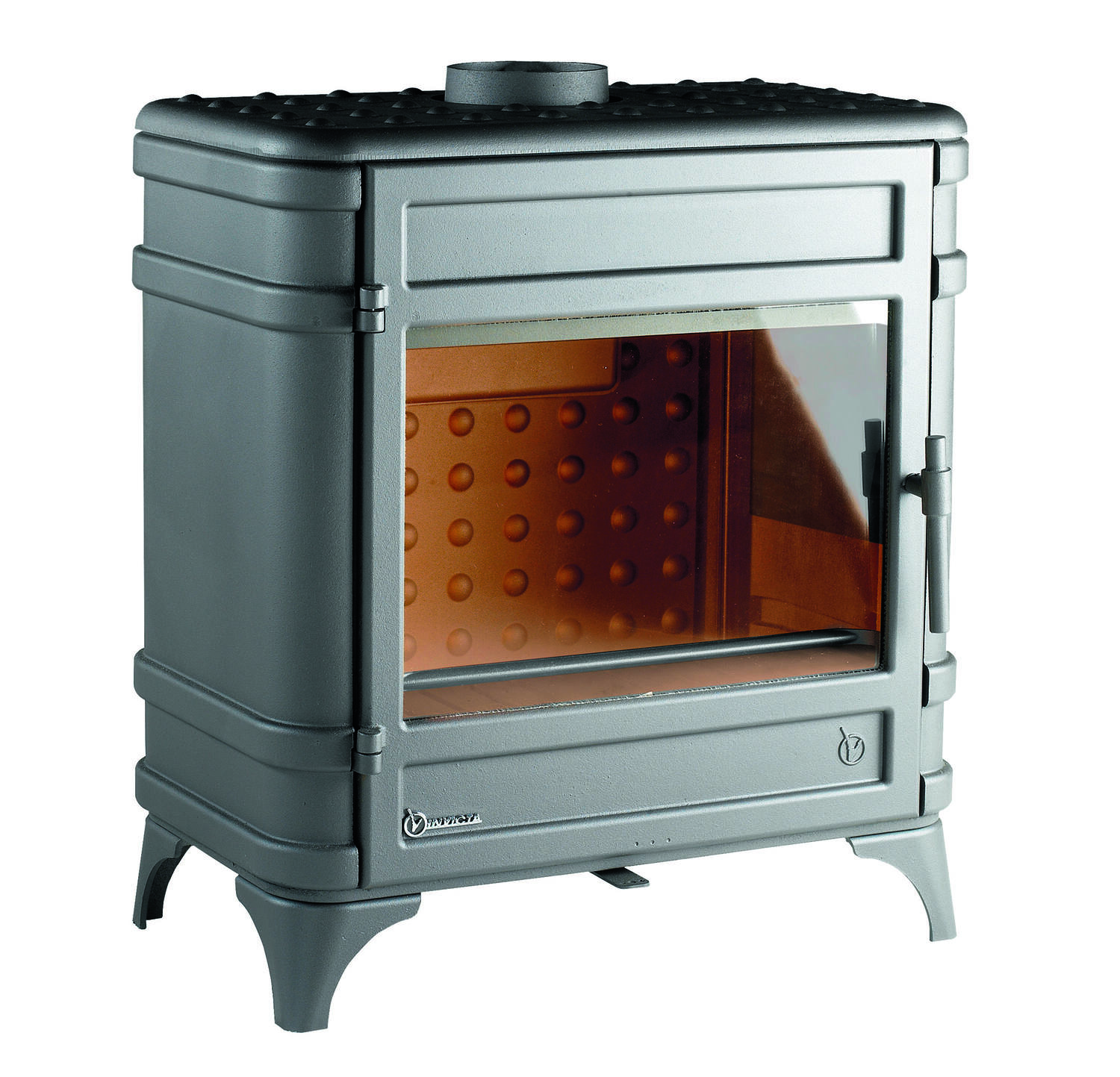 Poêle à bois fonte Siam 8-18kW Bûches 60cm - INVICTA