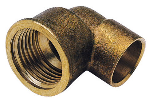 Coude laiton 90° Ø12  - mâle 15/21 PR