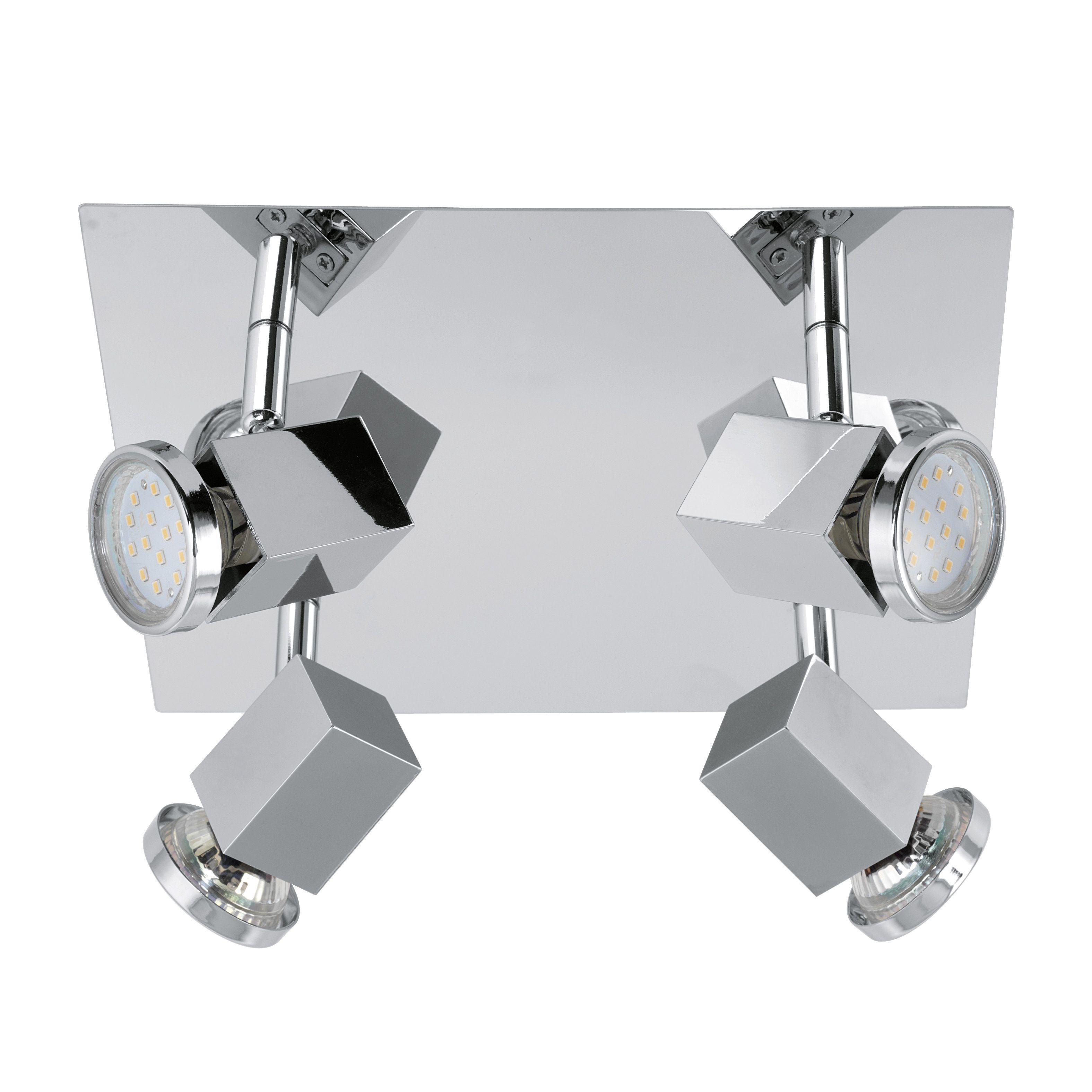 Plafonnier  4 Lumières ZABELLA Chrome