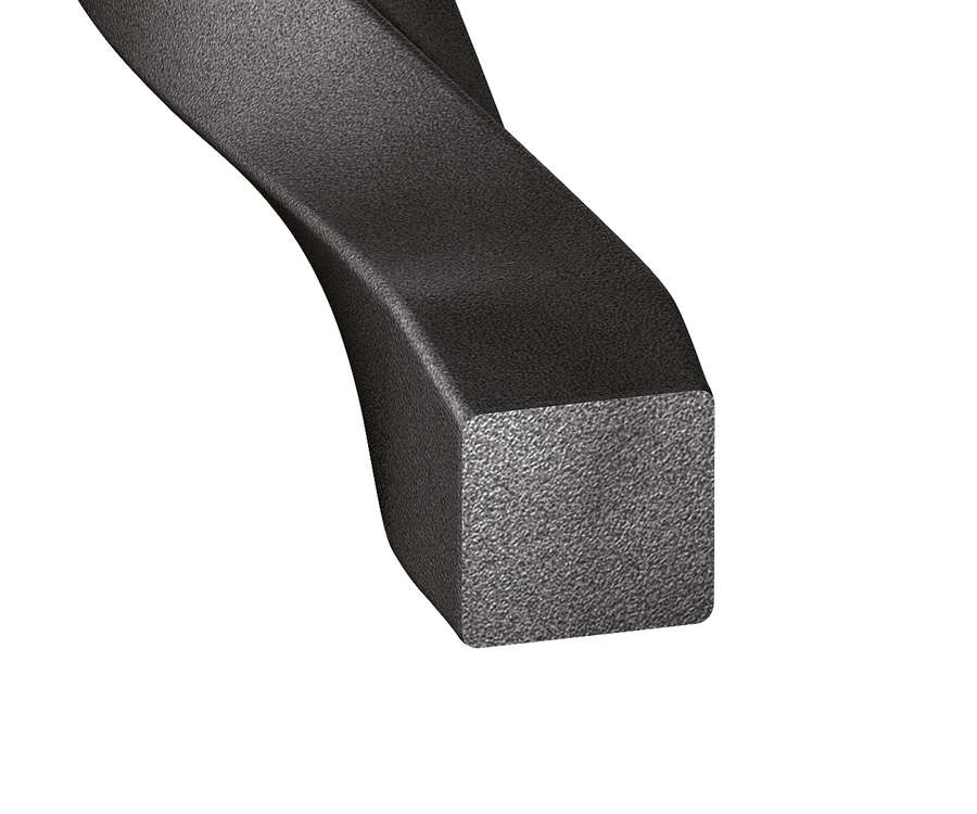 Carré Torsadé Acier Laminé 12x12mm 2m - CQFD