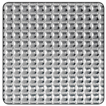 Tôl.alu pointe diamant -1mx0m5