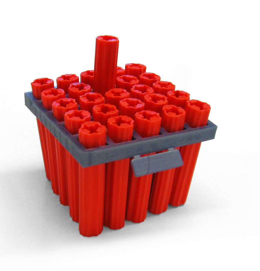 25 Chevilles Grille Matériaux Pleins Ø10x50mm Orange - RED HEAD