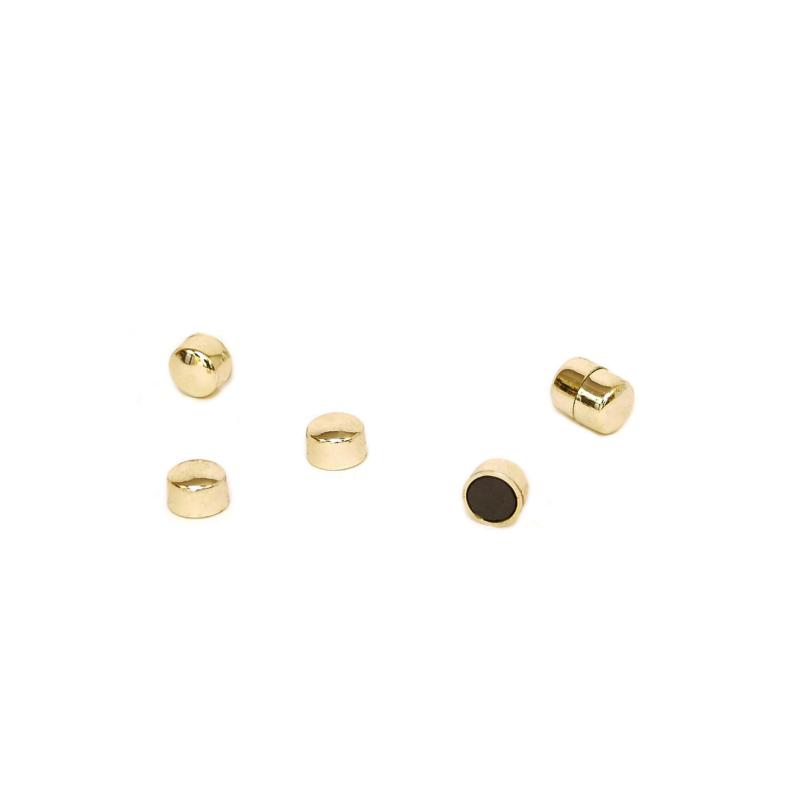 Lot de 20 plots magnétiques dorés 10 mm - BRIO