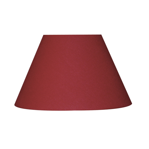 Abat-jour toiline forme empire Ø50 cerise