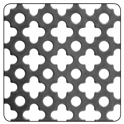 Tôl.acierperf trèf.1mm-500x500