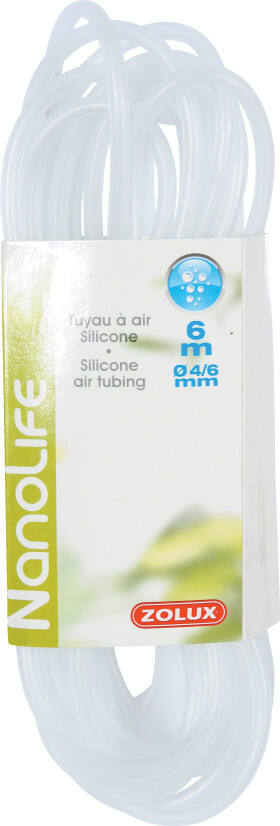 Tuyau à Air Aquarium Silicone Ø4-6mm 6m - ZOLUX