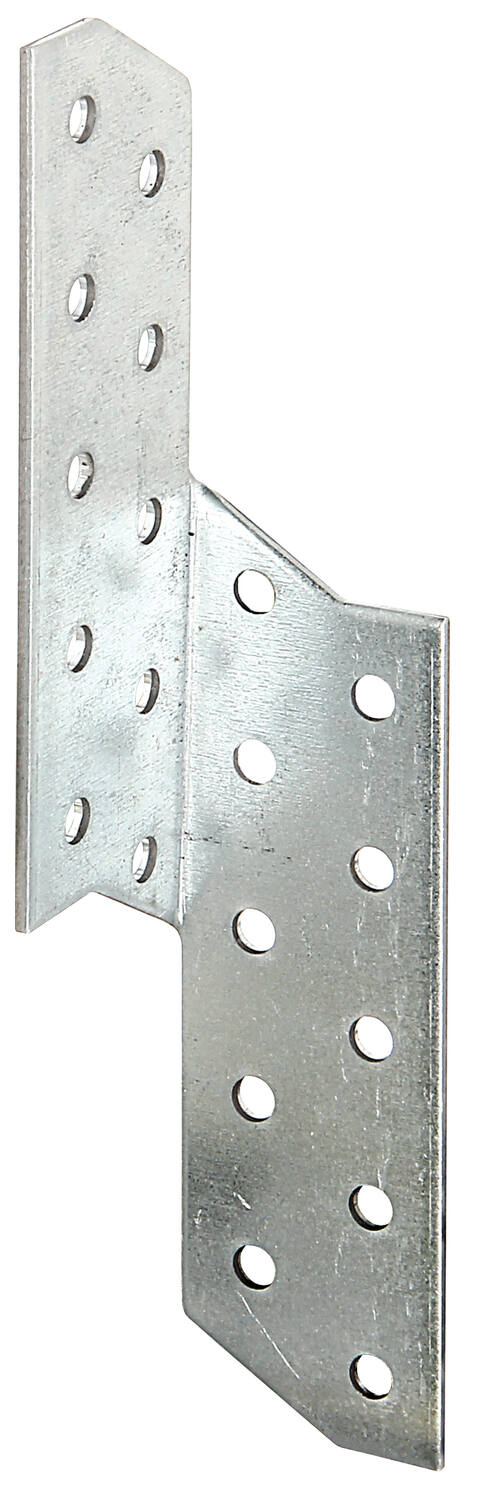Équerre renvoyée 32x170x2mm Ø5mm 20 trous - ALBERTS