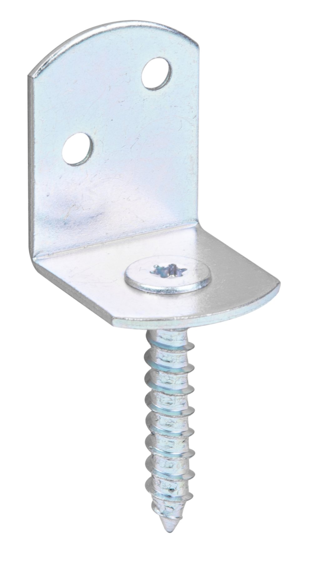 Équerre clôture tressée en L 30x83x2mm Ø5mm 2 trous - ALBERTS