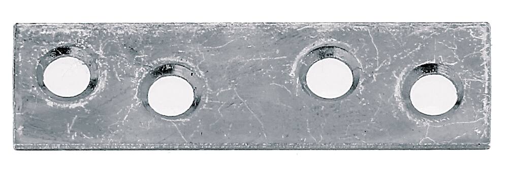 Platine d'assemblage 14x50x1,75mm Ø4,5mm 4 trous - ALBERTS