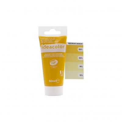 Colorant universel pour peinture jaune brillant 50ml - IDEACOLOR