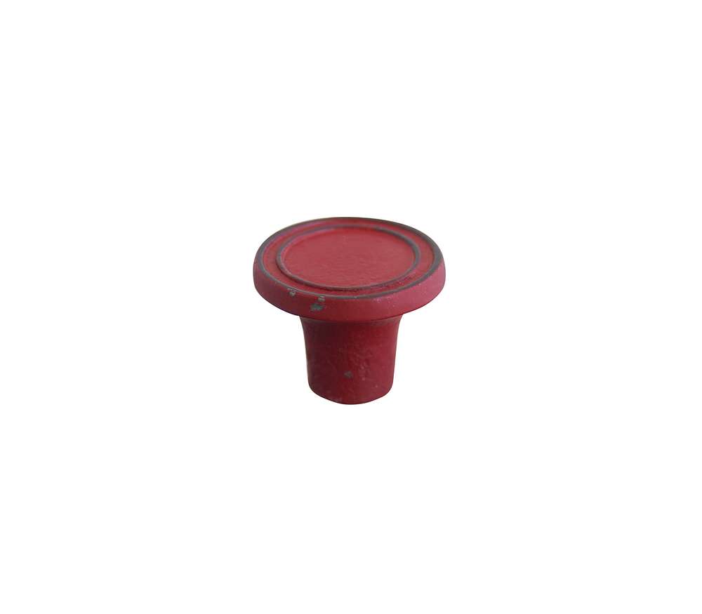 Bouton meuble Nagpur Métal Rouge ø37mm h28mm - B BEAUTY