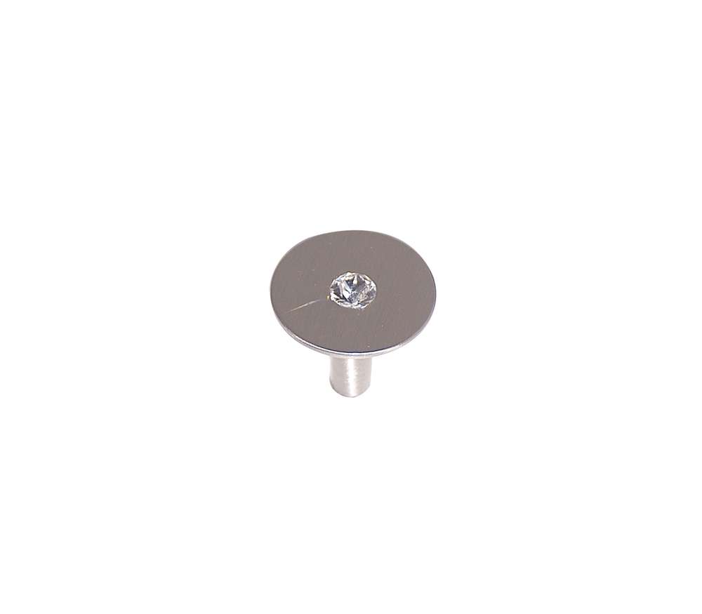 Bouton meuble Percing Métal Blanc ø30mm h27mm - B BEAUTY