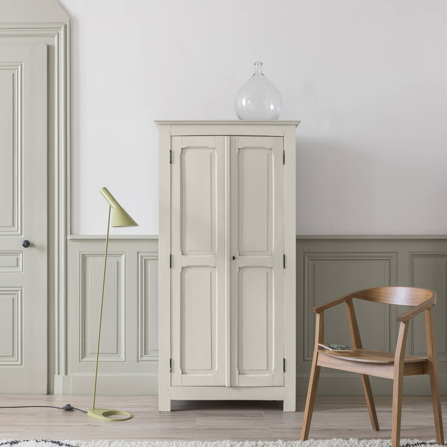 Peinture pour meuble, objet et porte, mat Caséine blanc plume 0,5L - LIBERON