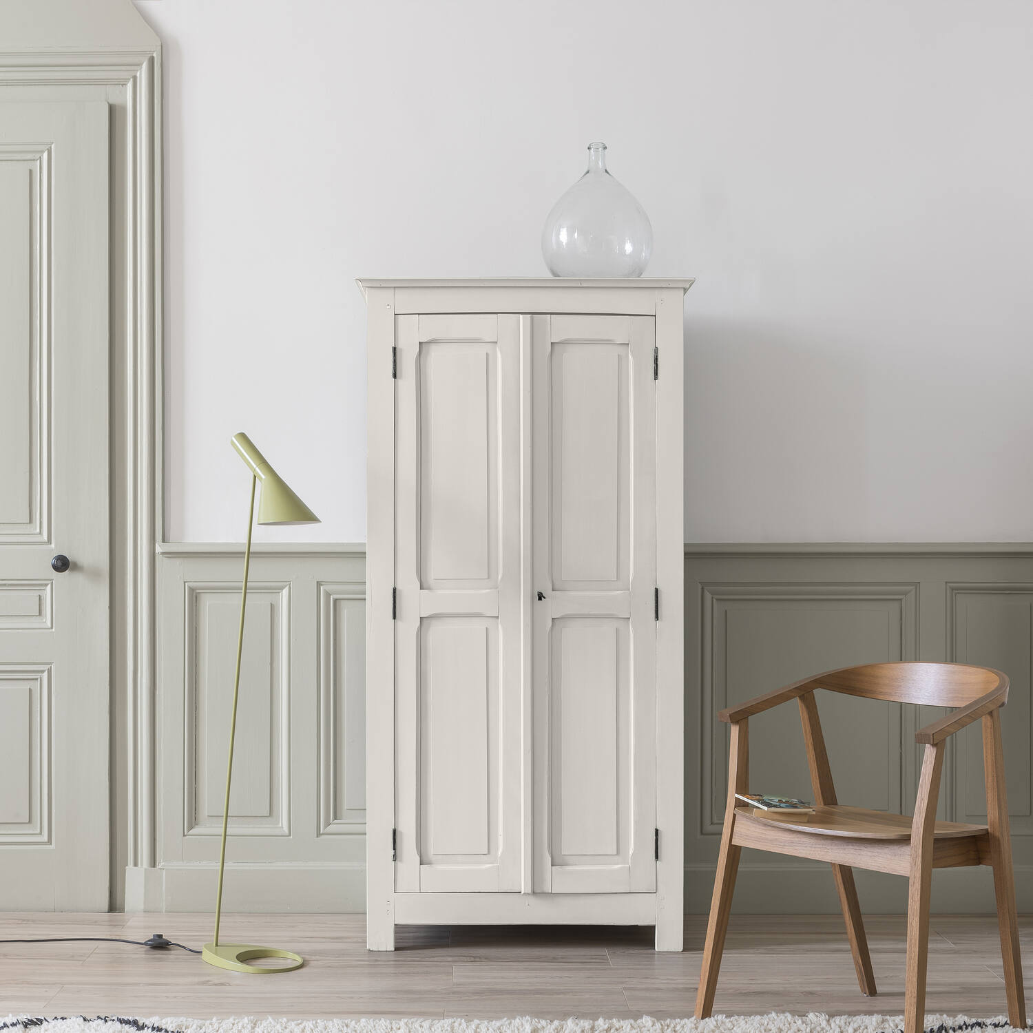 Peinture pour meuble, objet et porte, mat, Caséine, crème 0,075L - LIBERON