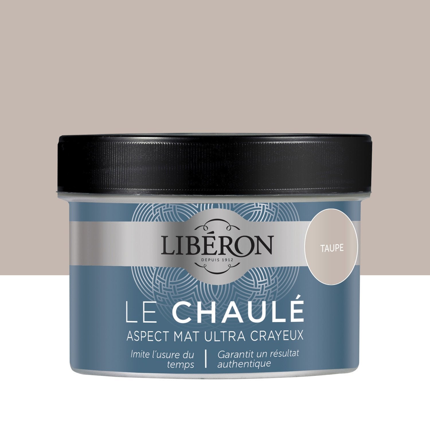 Peinture effet chaulé Taupe 250ml Libéron