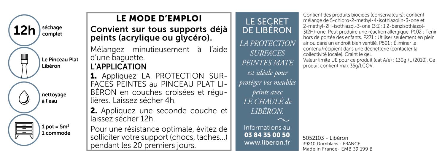 Protecteur Boiseries meubles et objets 0,5L finition mat - LIBERON