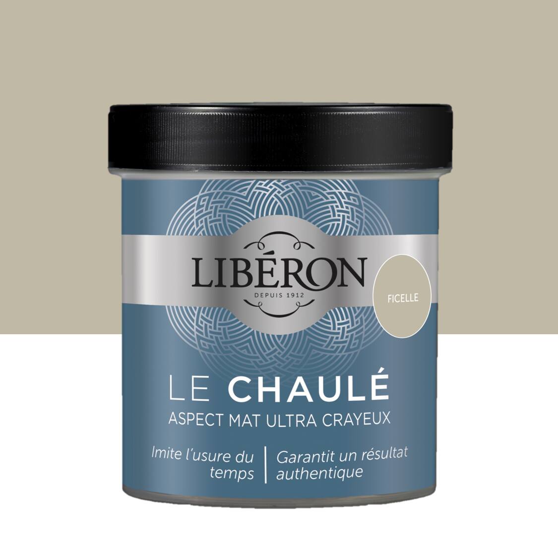 Peinture boiseries intérieur Le Chaulé ficelle ultra mat 0,5L - LIBERON