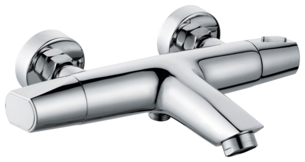 Mitigeur thermostatique bain/douche Alloa chromé - INVENTIV