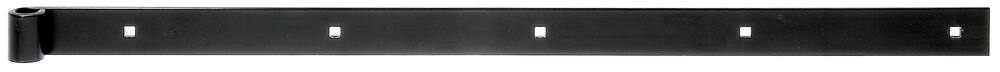 Penture bout droit Ø14mm 3,5x70cm noir - ALBERTS