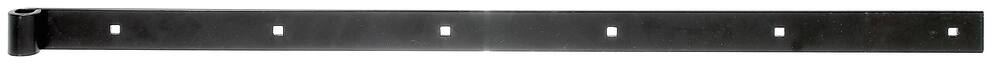 Penture bout droit Ø14mm 3,5x80cm noir - ALBERTS