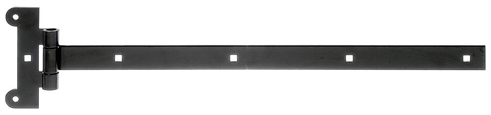 Penture festonnée + l'axe pressé Ø6,8mm 4,5x49,1cm noir - ALBERTS