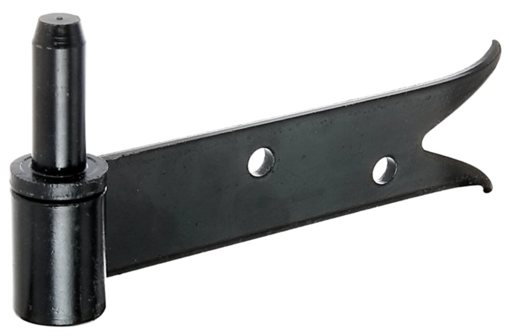 Gond tableau queue de carpe Ø14mm 3,5x17x0,5cm noir - ALBERTS