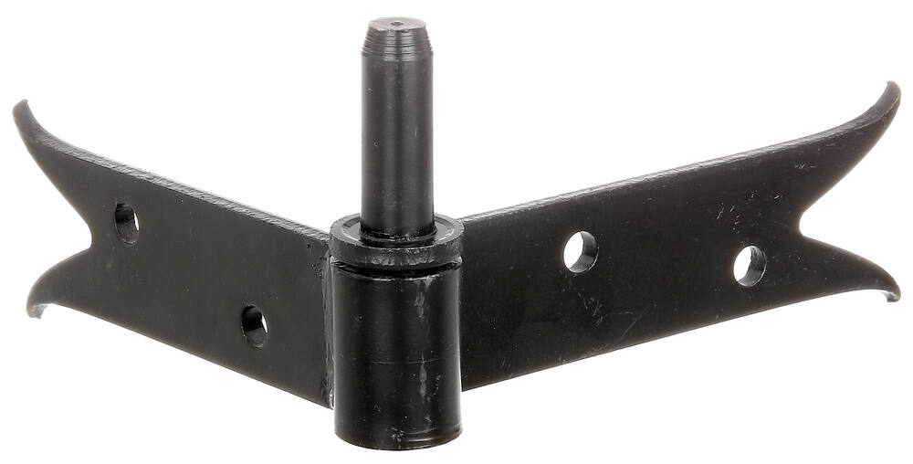 Gonds d'angle queue de carpe Ø14mm 5x12x0,5cm noir - ALBERTS