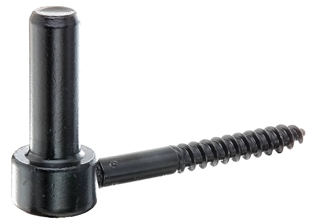 Gond à visser Ø16mm 11cm noir - ALBERTS