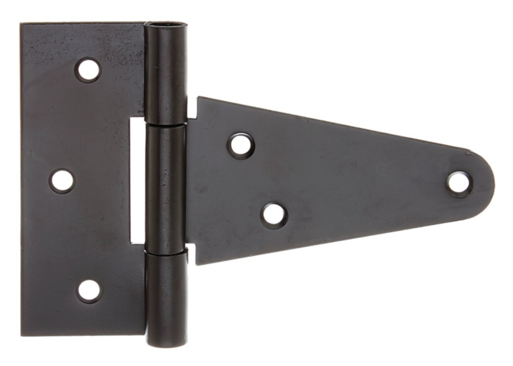 Penture anglaise large + goupille non rivetée Ø6mm 5,4x10,2cm noir - ALBERTS