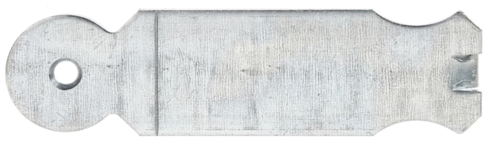 Patte à scellement arrondie Ø5,5mm 3x11x0,25cm - ALBERTS
