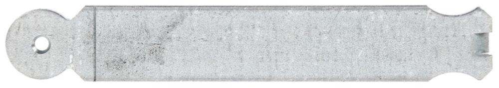 Patte à scellement arrondie Ø5,5mm 3x19x0,25cm - ALBERTS
