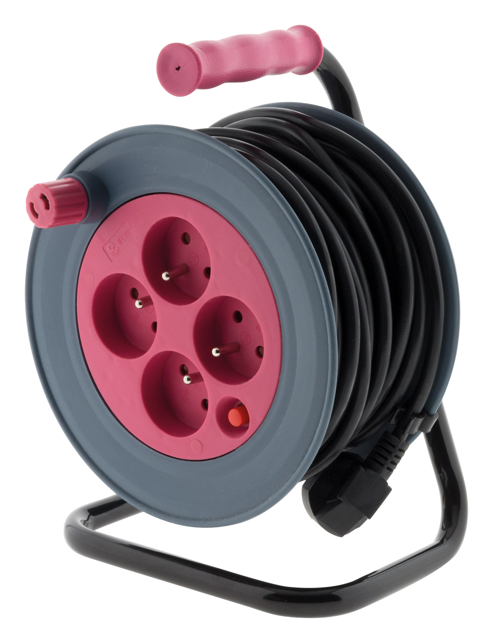 Enrouleur ménager Rose 3G1mm² 15m 