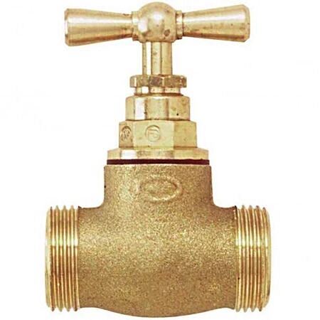 Robinet d'arrêt double mâle - 15x21 2140068 - BOUTTE
