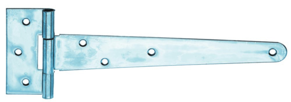 Penture anglaise + trous de vis fraisés Ø6mm 4,6x24,8cm - ALBERTS
