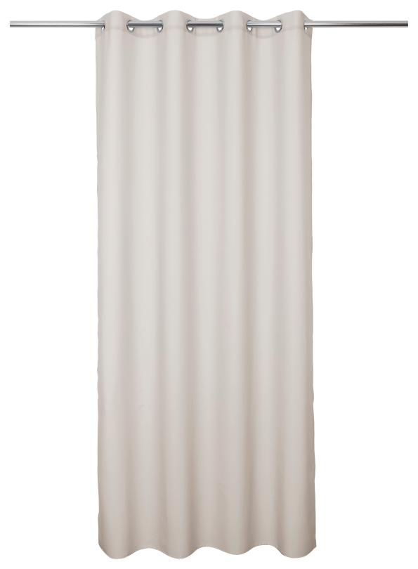 Rideau Lys écru polycoton 140x240 cm - INVENTIV