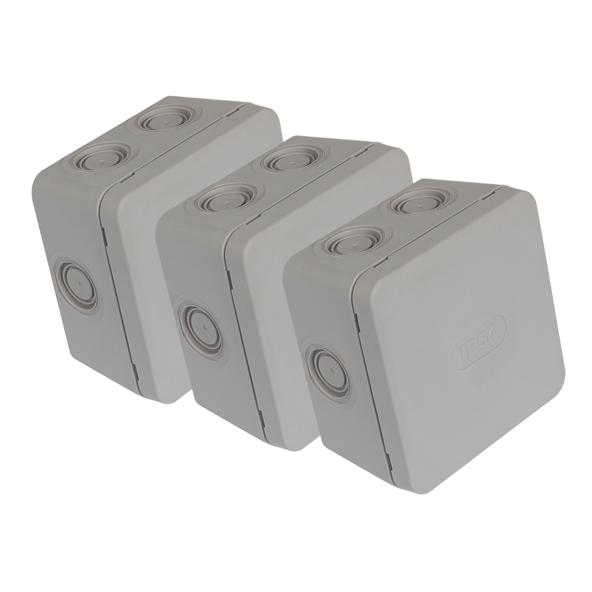 Boite de dérivation IP54 85x85x50 lot de 3 - DEBFLEX