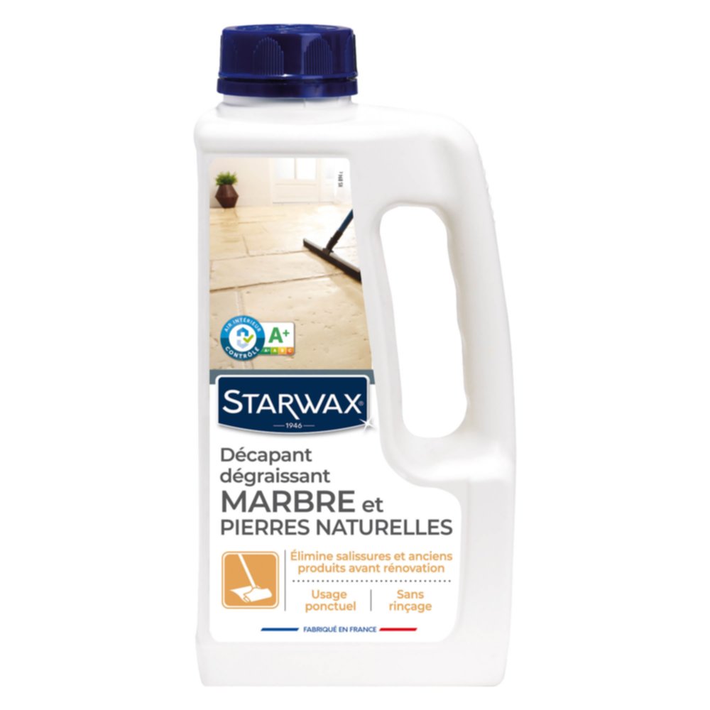 Décapant Dégraissant Marbre et Pierres Naturelles 1L - STARWAX