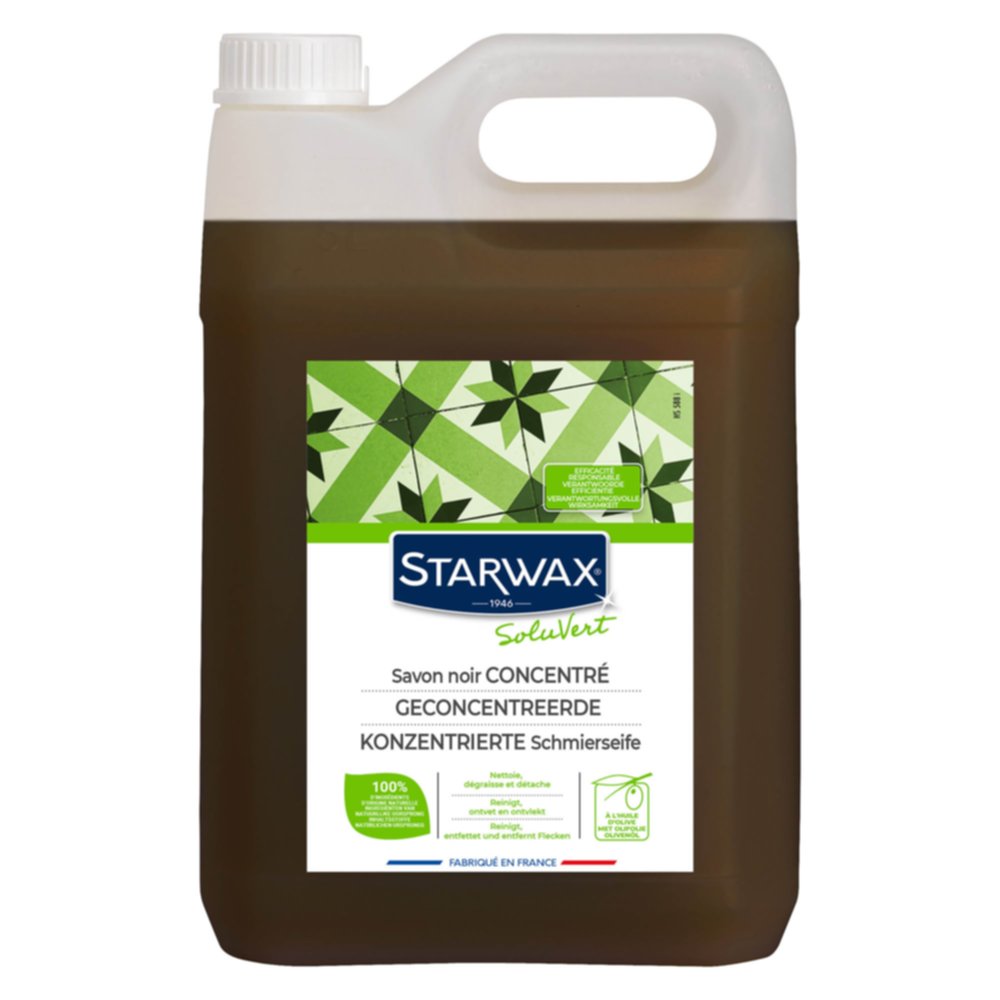 Savon noir à l'huile d'olive concentrée 5L