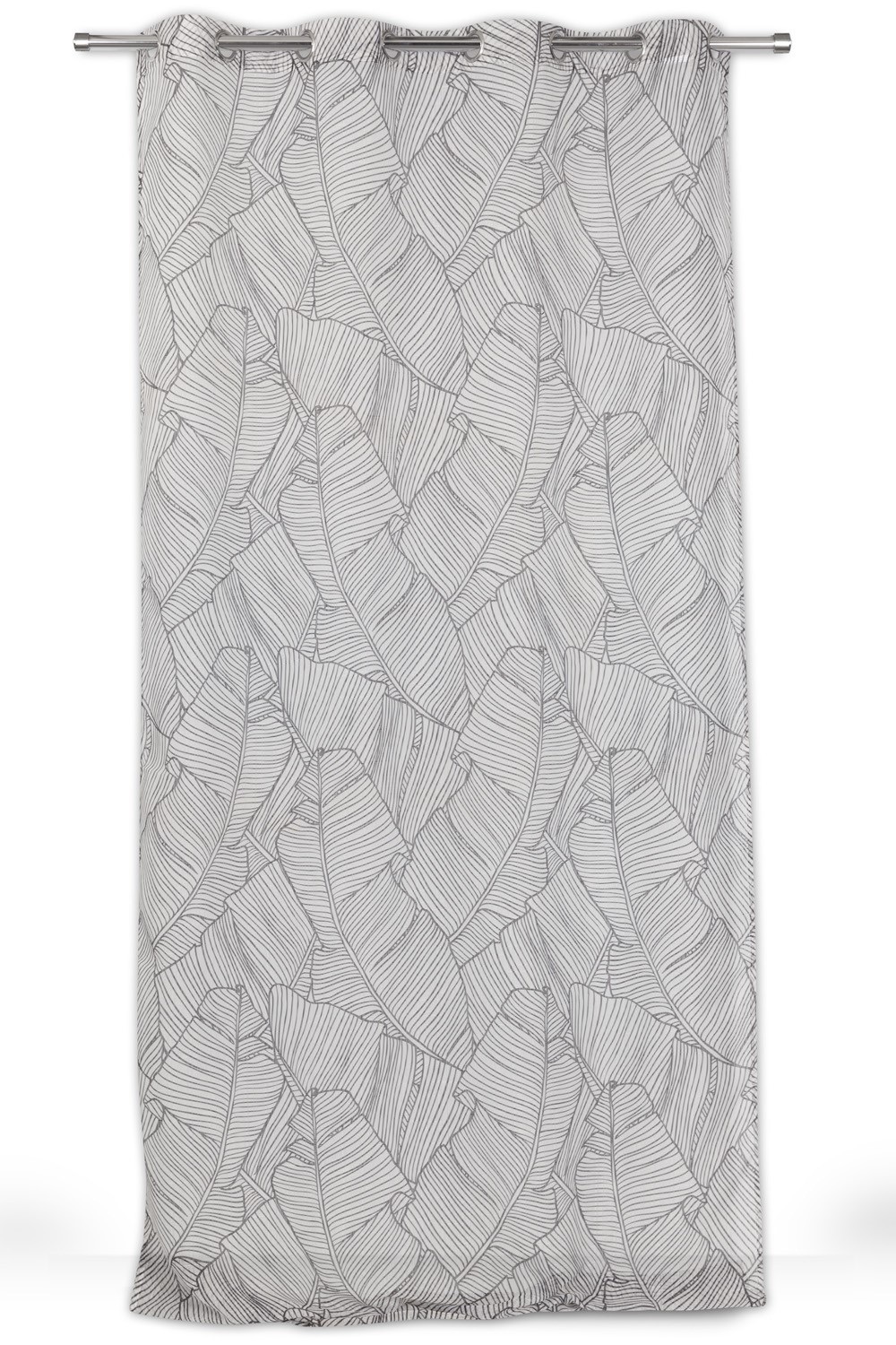Voilage 140x280cm Palma Gris