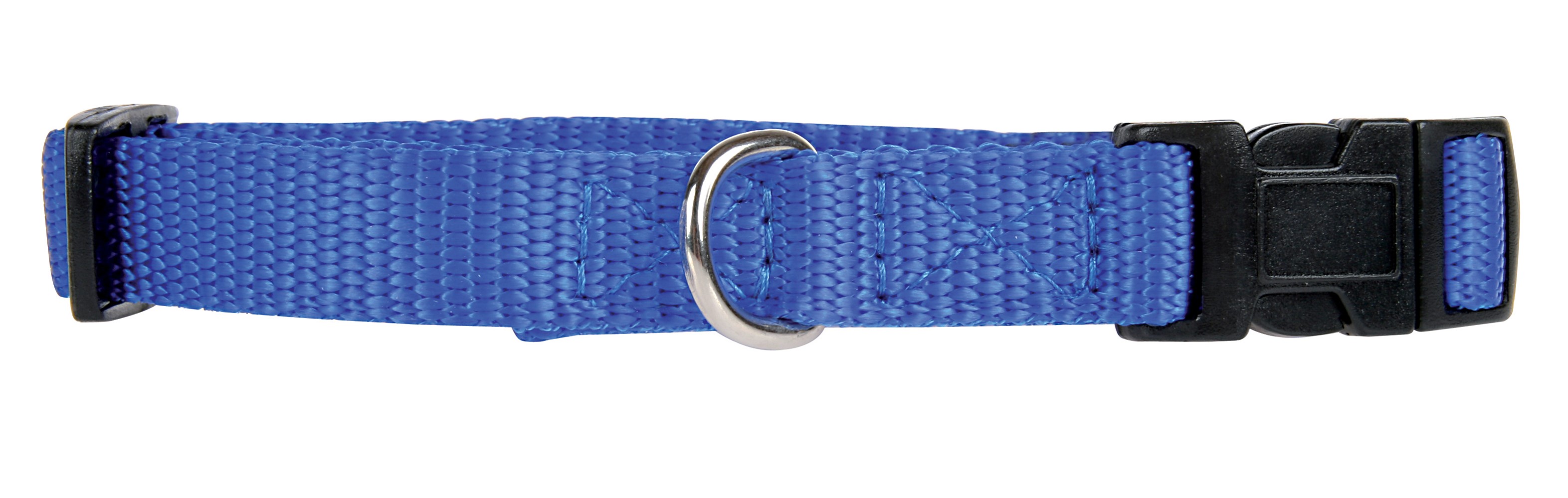 COLLIER NYLON 25/35 CM BLEU