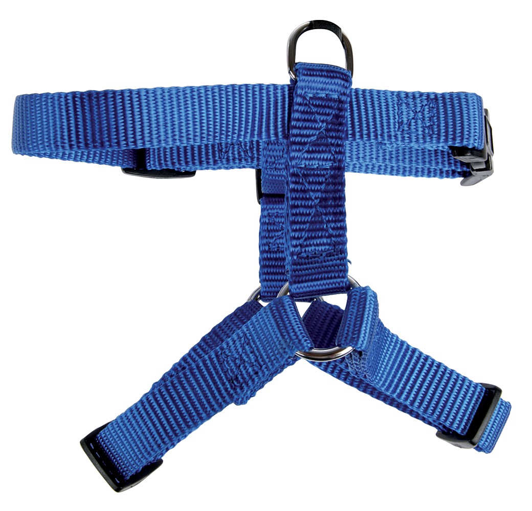 HARNAIS BLEU NYLON 30/45CM
