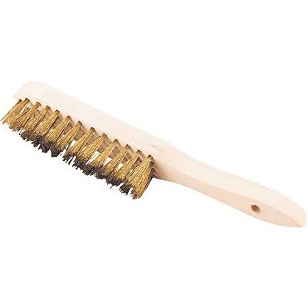 Brosse à manche 28cm fil rond laitonné souple L'OUTIL PARFAIT