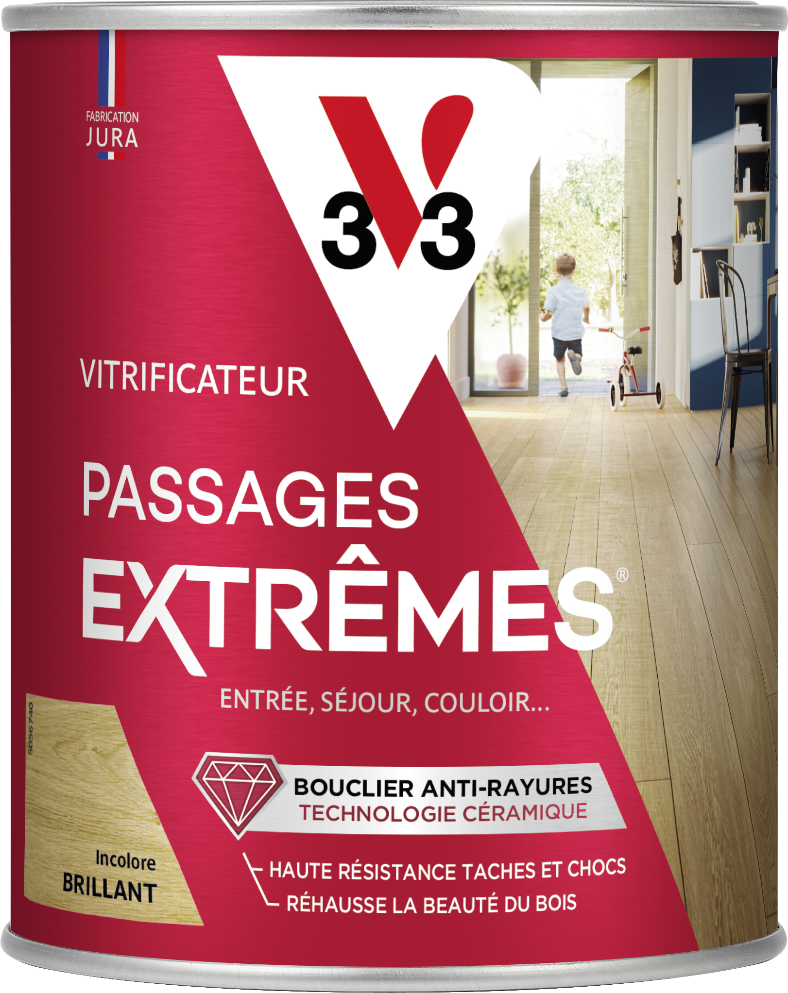 Vitrificateur passages extrêmes aspect incolore brillant 0,75L - V33
