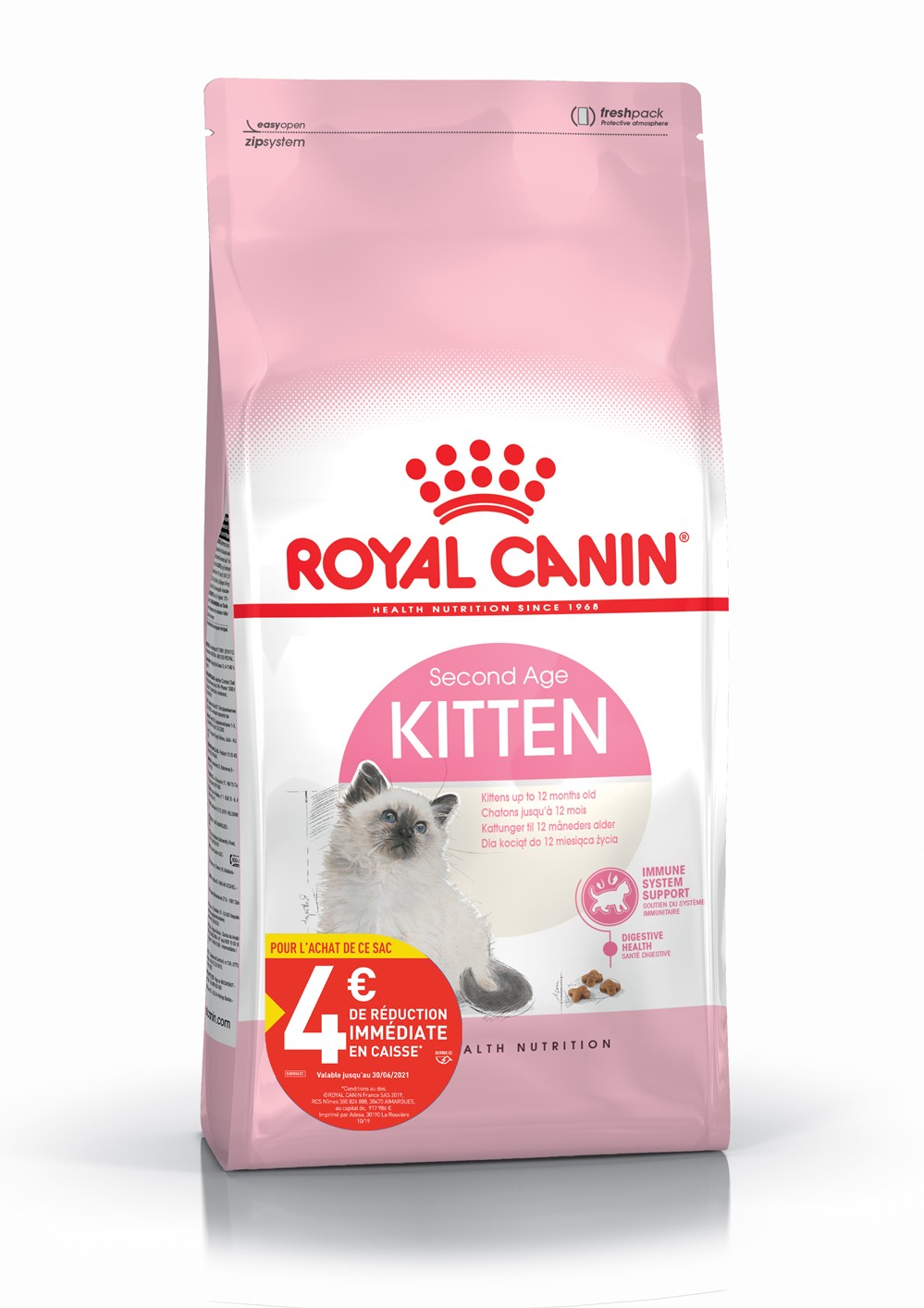 Croquette chaton kitten second âge 2kg - ROYAL CANIN 