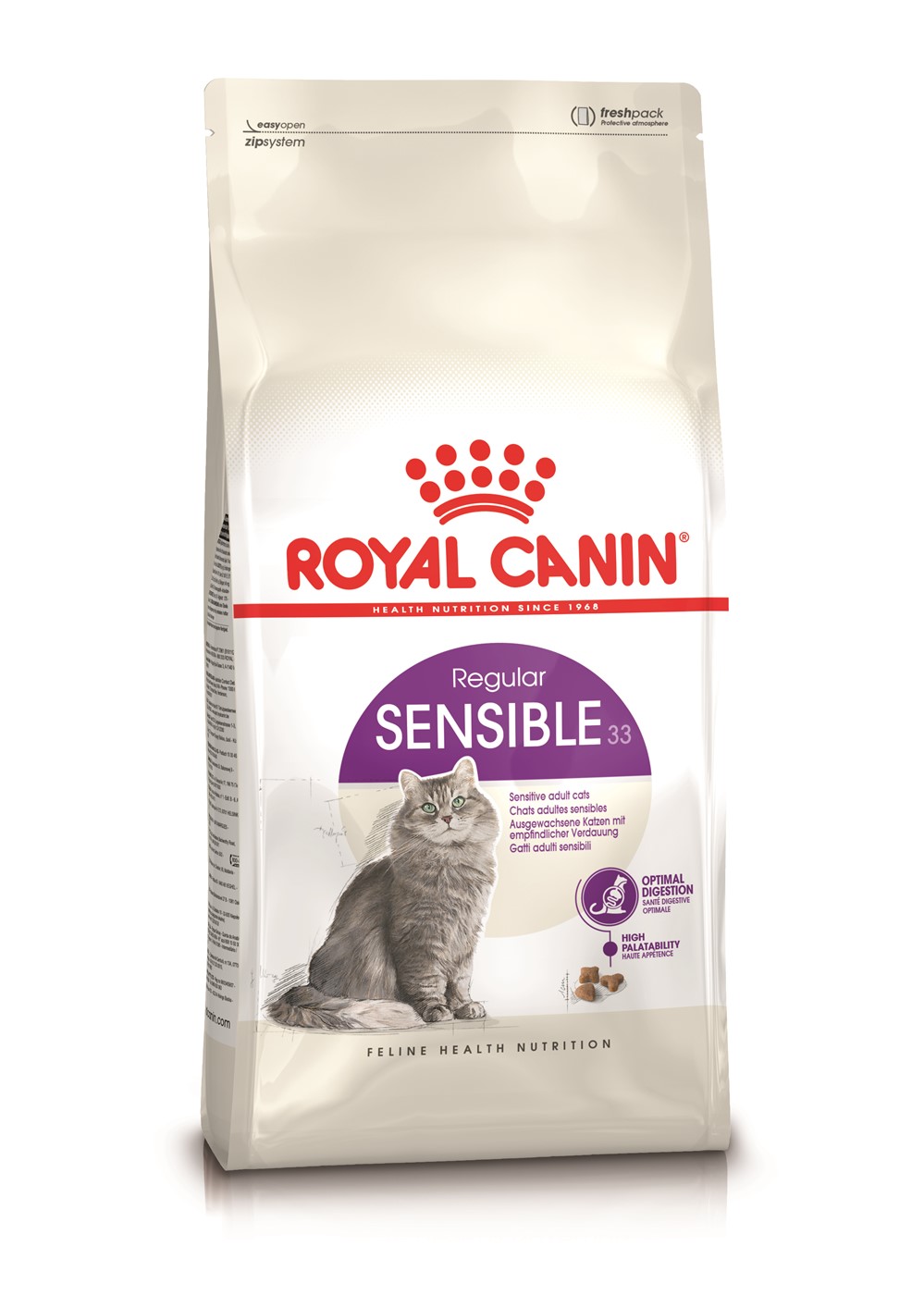Croquette chat sensible33 2kg - ROYAL CANIN