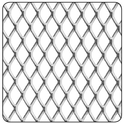 Tôle métal déployé alu 10x5,5-1mx0m5 - CQFD
