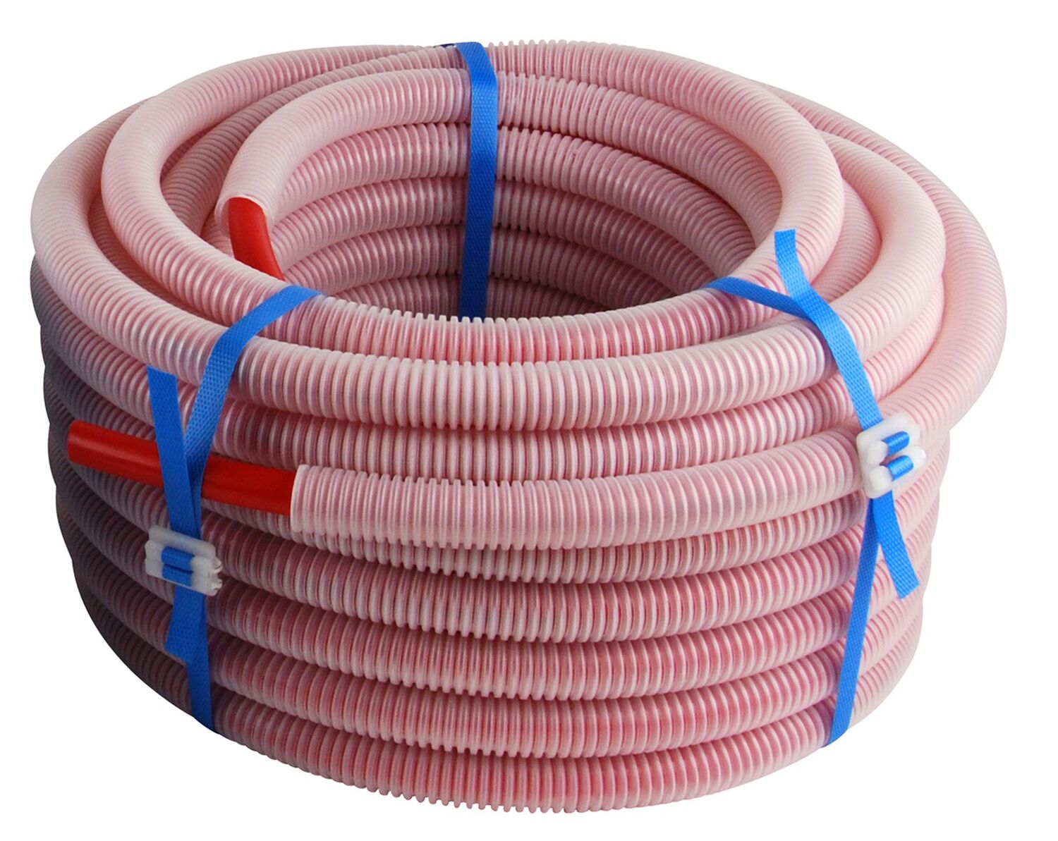 Tube PER gainé rouge Ø12/15m 911216 - DIPRA