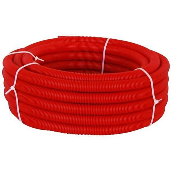 Tube PER gainé rouge Ø12/15m 911216 - DIPRA