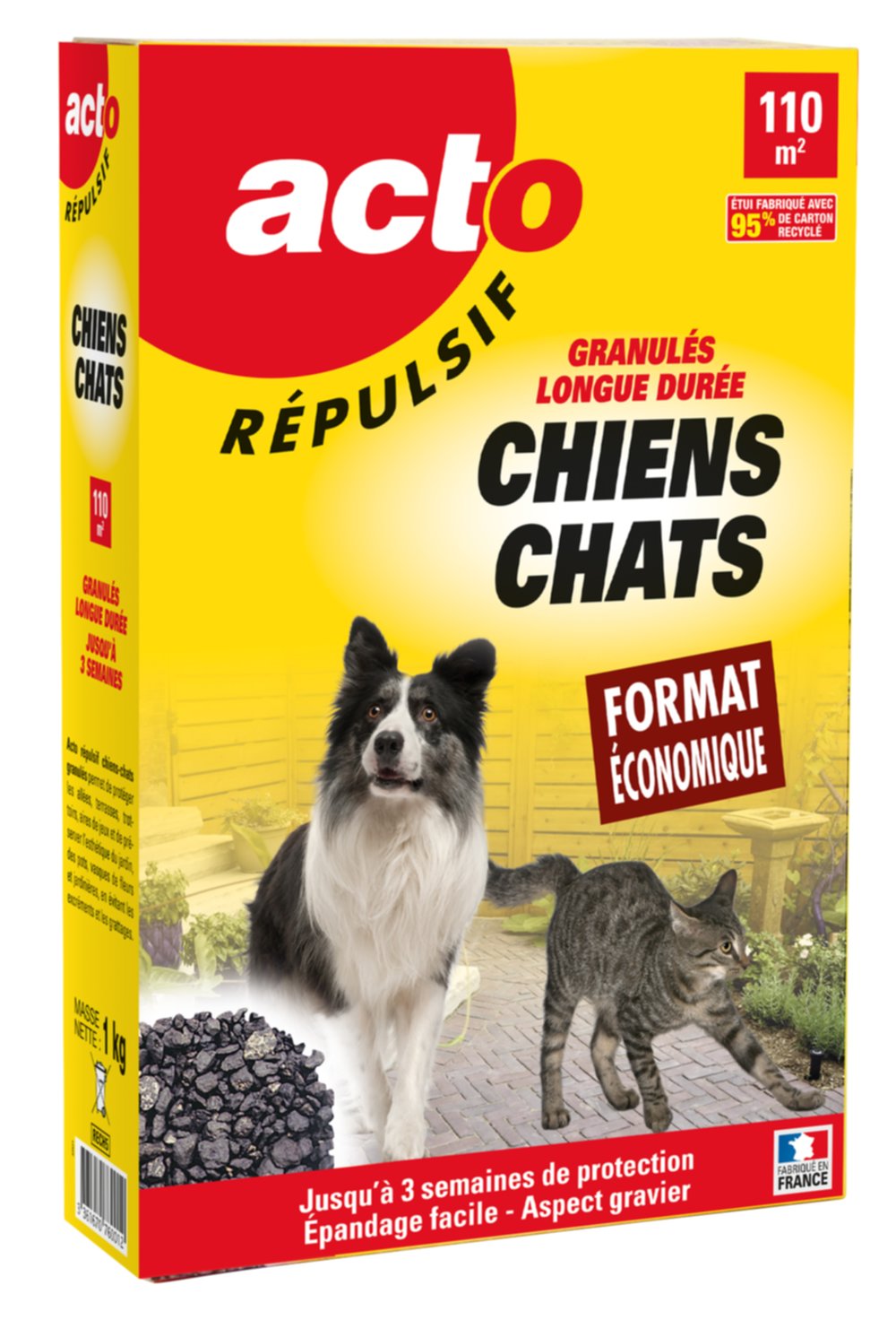 Granulés Répulsifs Chiens Chats 1kg - RETRO