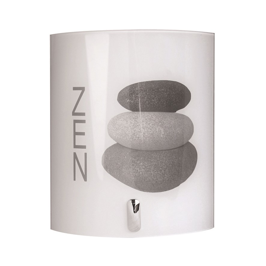 Applique Zen Verre Blanc h.24cm - SEYNAVE 